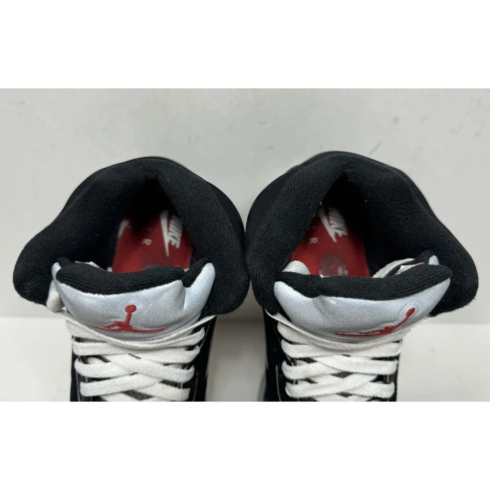 Nike Air Jordan 5 Retro OG Black Metallic Reimagined 2025 Size 4.5Y HF3976-001